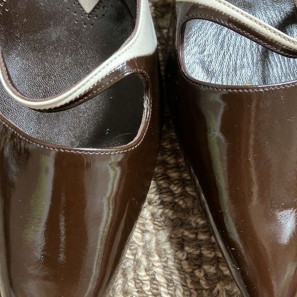 Y2k Vintage Mark Jacobs Black Leather Pointed Toe Kitten Heel Pumps Size 40/9.5 - Picture 5 of 8